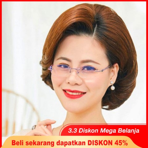 3.3 Diskon Mega Belanja - Kacamata Baca Berlian Fashion Wanita 2022