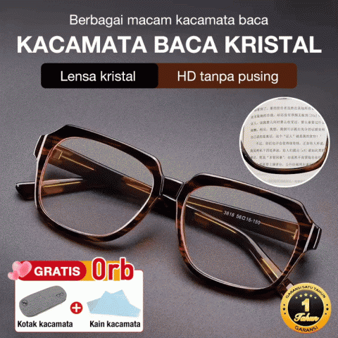 Kacamata baca kristal