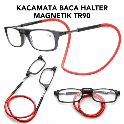 Kacamata Baca Halter Magnetik TR90