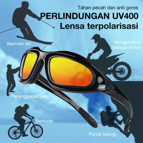 Kacamata Sepeda Motor Terpolarisasi