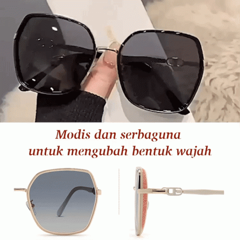 Perlindungan UV kacamata hitam terpolarisasi tipis bingkai besar