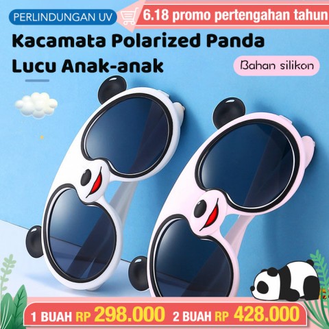 Kacamata Panda Silikon Anak anak