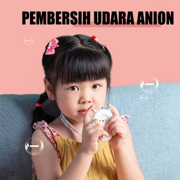 Kalung Pemurni Udara Anion Anak Portabel..