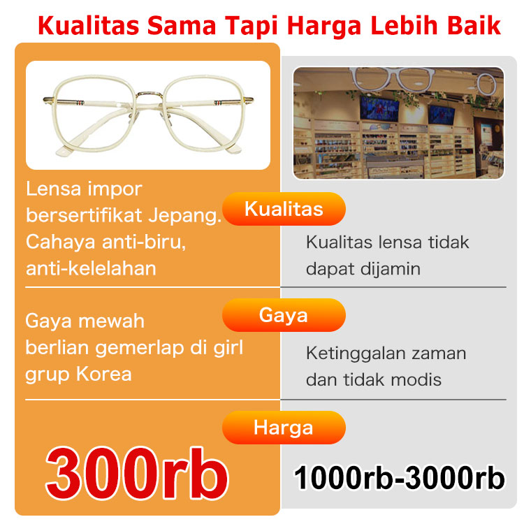 Diskon Warga Senior-Kacamata baca anti-cahaya ultra-ringan yang diimpor dari Jepang-anti-kelelahan, penggunaan ganda untuk jarak jauh dan dekat